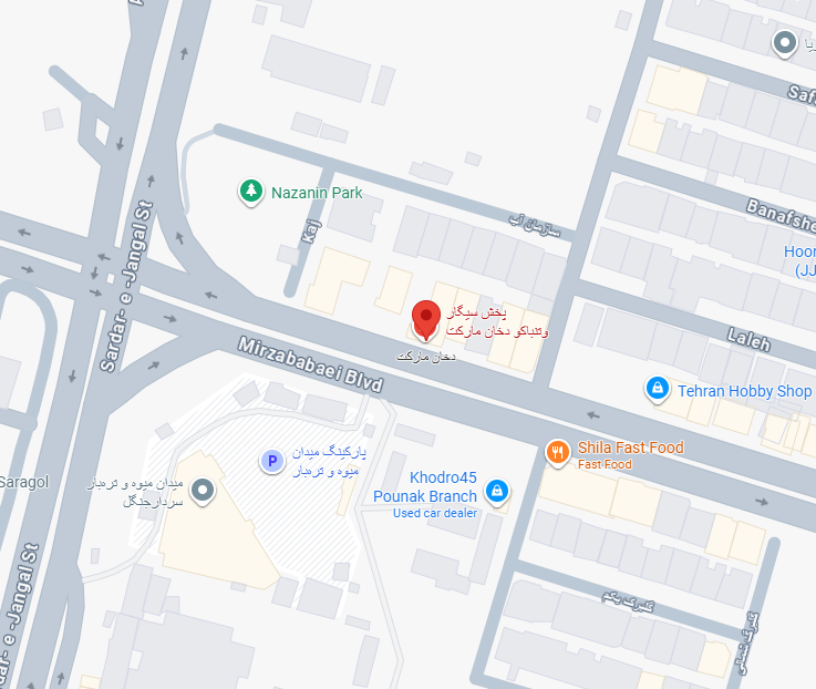 موقعیت فروشگاه